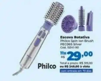 Lojas Becker Escova rotativa philco oferta