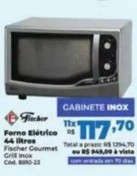 Lojas Becker Forno elétrico 44 litros fischer oferta