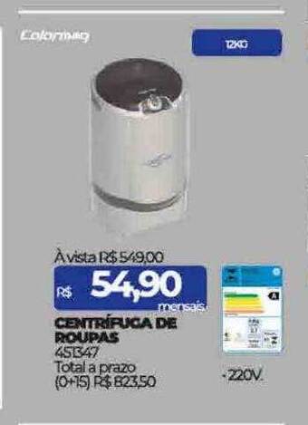 Lojas Certel Centrífuga de roupas oferta