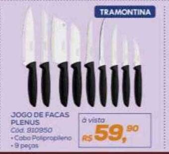 Jogo de facas plenus tramontina