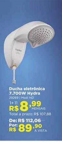 Ducha eletrônica 7.700w hydra