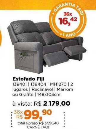 Lojas TaQi Estofado fiji oferta