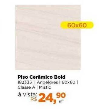 Lojas TaQi Piso cerâmico bold oferta