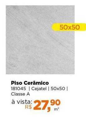 Lojas TaQi Piso cerâmico oferta