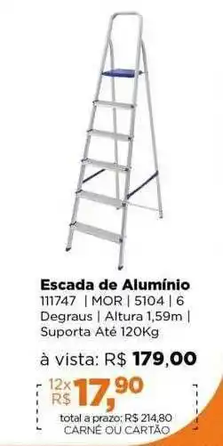 Escada de alumínio