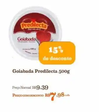 Goiabada predilecta 15% de desconto