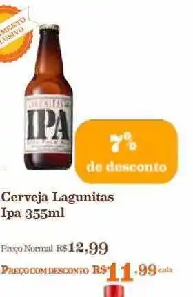 Mercadinhos São Luiz Cerveja lagunitas ipa 7% de desconto oferta