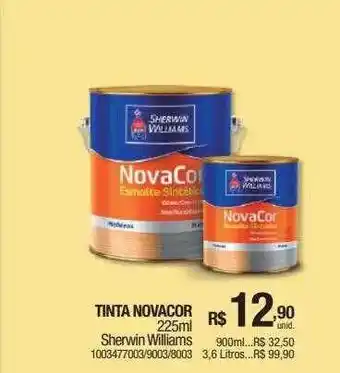 Milium Tinta novacor sherwin williams oferta