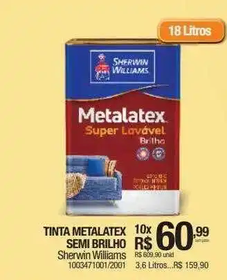 Milium Tinta metalatex semi brilho oferta