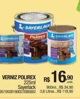 Verniz polirex