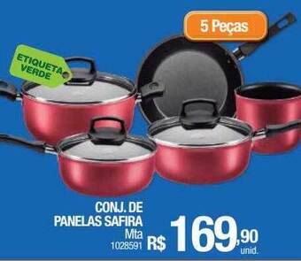 Conj. de panelas safira mta