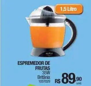 Milium Espremedor de frutas 35w britânia oferta