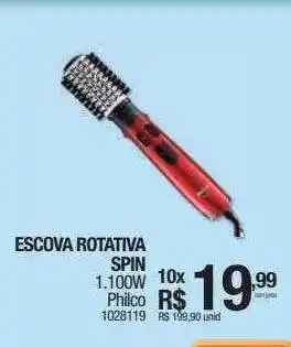 Escova rotativa spin 1.100w