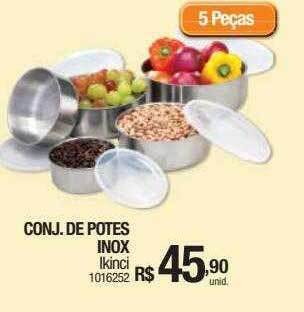 Milium Conj. de potes inox ikinci oferta