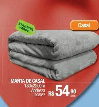 Manta de casal andreza