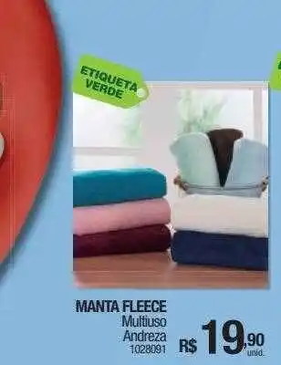 Manta fleece multiuso andreza