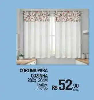 Cortina para cozinha izaltex