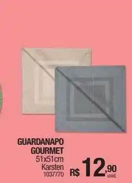 Guardanapo gourmet