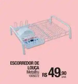 Escorredor de louça metaltru
