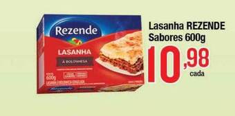 Supermercados Unidos Lasanha rezende sabores oferta