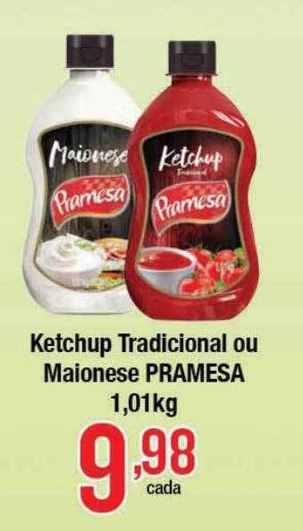 Supermercados Unidos Ketchup tradicional ou maionese pramesa oferta