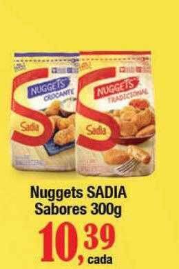 Supermercados Unidos Nuggets sadia sabores oferta