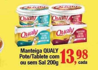 Supermercados Unidos Manteiga qualy pote-tablete com ou sem sal oferta