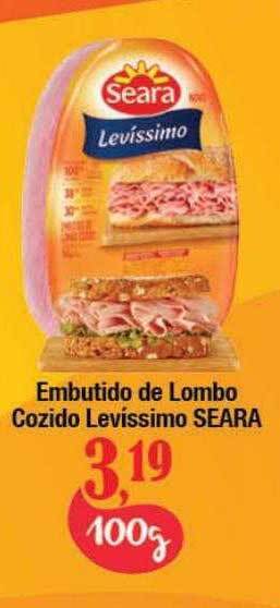 Supermercados Unidos Embutido de lombo cozido levíssimo seara oferta