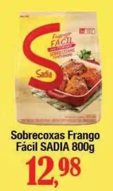 Supermercados Unidos Sobrecoxas frango fácil sadia oferta