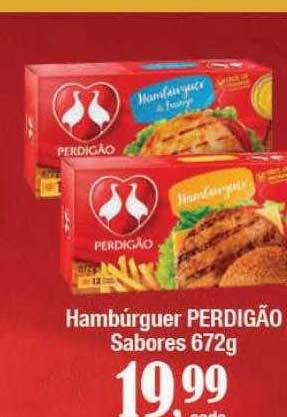 Supermercados Unidos Hambúrguer perdigão sabores oferta