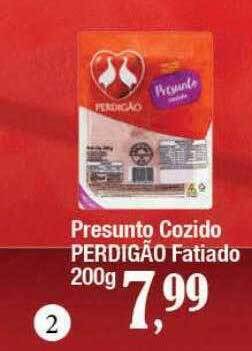Supermercados Unidos Presunto cozido perdigão fatiado oferta