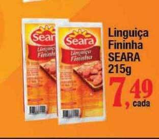 Supermercados Unidos Linguiça fininha seara oferta