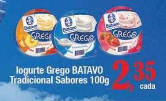 Supermercados Unidos Iogurte grego batavo tradicional sabores oferta