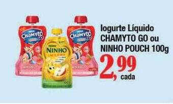 Supermercados Unidos Iogurte líquido chamyto go ou ninho pouch oferta