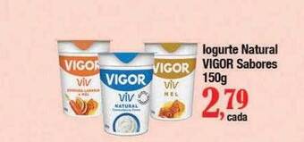 Supermercados Unidos Iogurte natural vigor sabores oferta