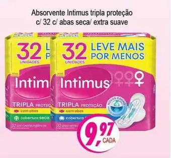 Absorvente Intimus Tripla Proteção