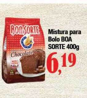 Supermercados Unidos Mistura para bolo boa sorte oferta