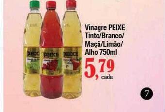 Supermercados Unidos Vinagre peixe tinto-branco-maçã-limão-alho oferta