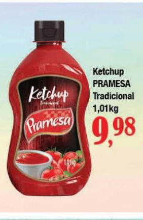 Supermercados Unidos Ketchup pramesa tradicional oferta