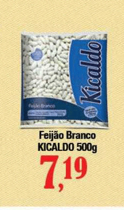 Supermercados Unidos Feijão branco kicaldo oferta