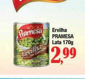 Supermercados Unidos Ervilha pramesa lata oferta