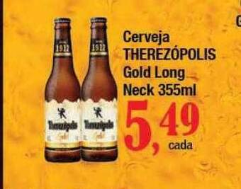 Supermercados Unidos Cerveja therezópolis gold long neck oferta