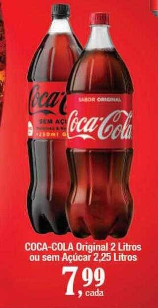 Supermercados Unidos Coca-cola original ou sem açúcar oferta