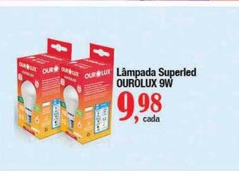 Supermercados Unidos Lâmpada superled ourolux 9w oferta