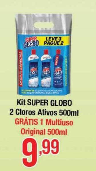 Supermercados Unidos Kit super globo 2 cloros ativos oferta