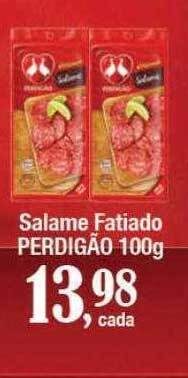 Supermercados Unidos Salame fatiado perdigão oferta