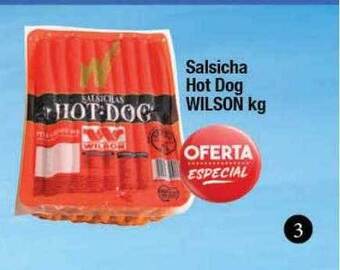 Supermercados Unidos Salsicha hot dog wilson oferta