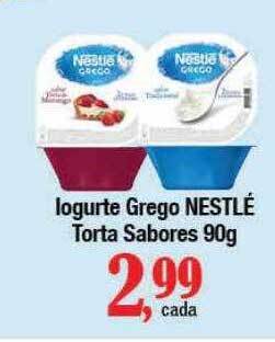 Supermercados Unidos Iogurte grego nestlé torta sabores oferta
