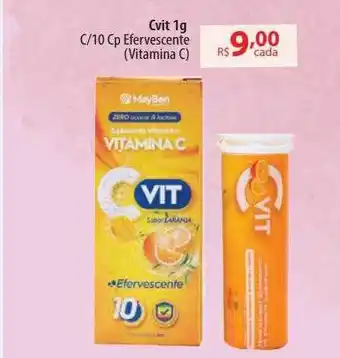 Cvit 1g c-10 cp efervescente vitamina c