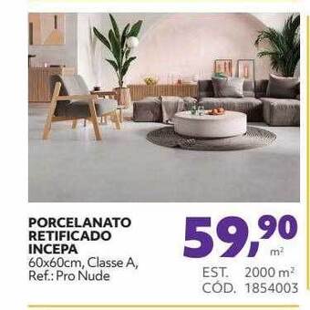 Porcelanato retificado incepa